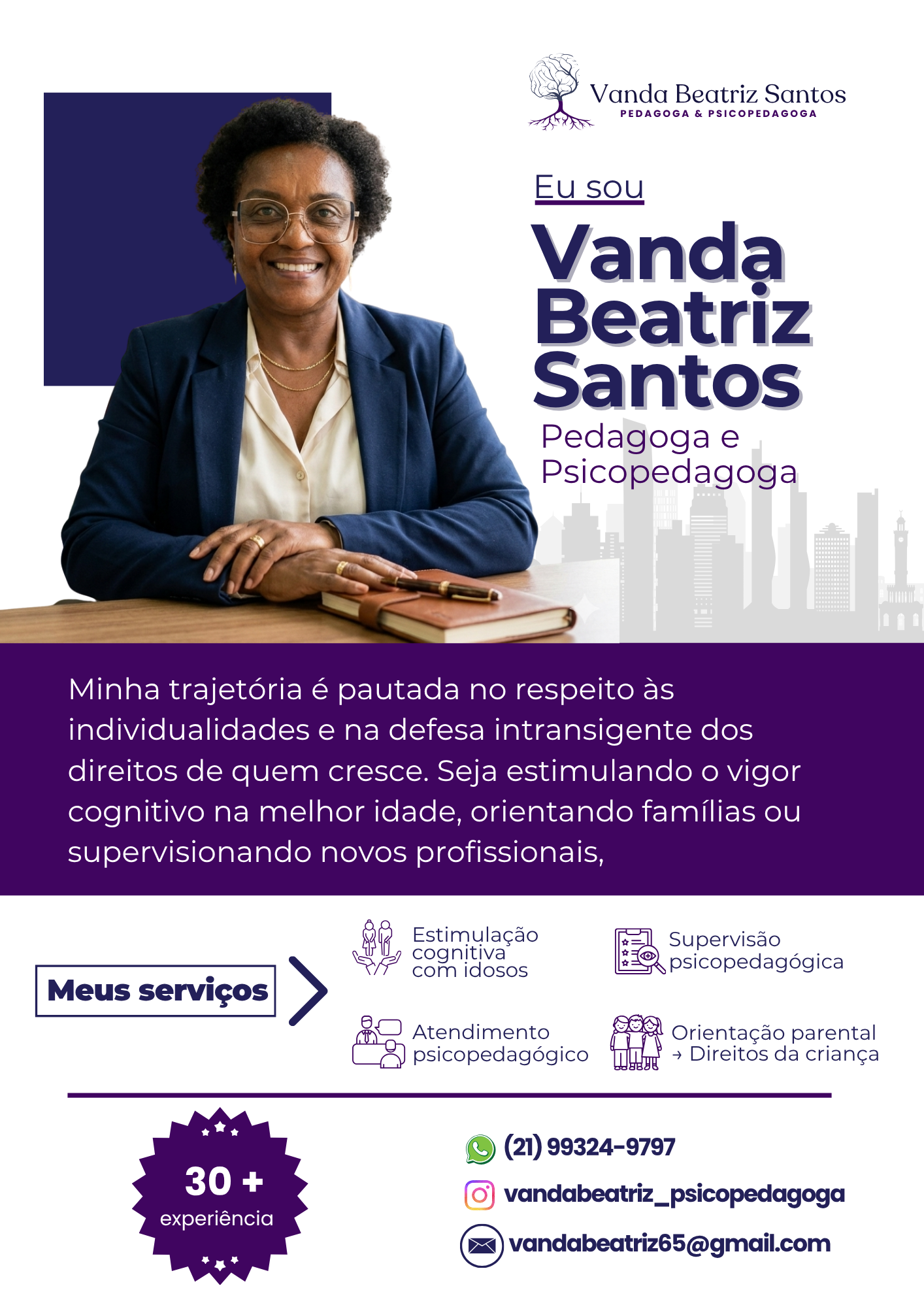 Vanda Beatriz Santos · panfleto
